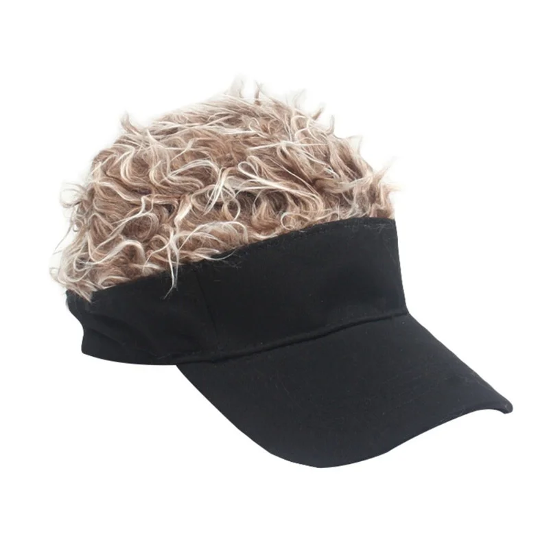 

Men Women Golf Cap Baseball Cap Adjustable Breathable Outdoor Sports Camping Hiking Fake Flair Hair Sun Visor Hat HOT