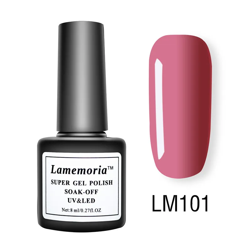 LM-101 Lamemoria лак для ногтей гель Vernis Перманентный стойкий УФ 36 цветов гель для маникюра праймер верхнее покрытие блеск для ногтей - Цвет: LM-101