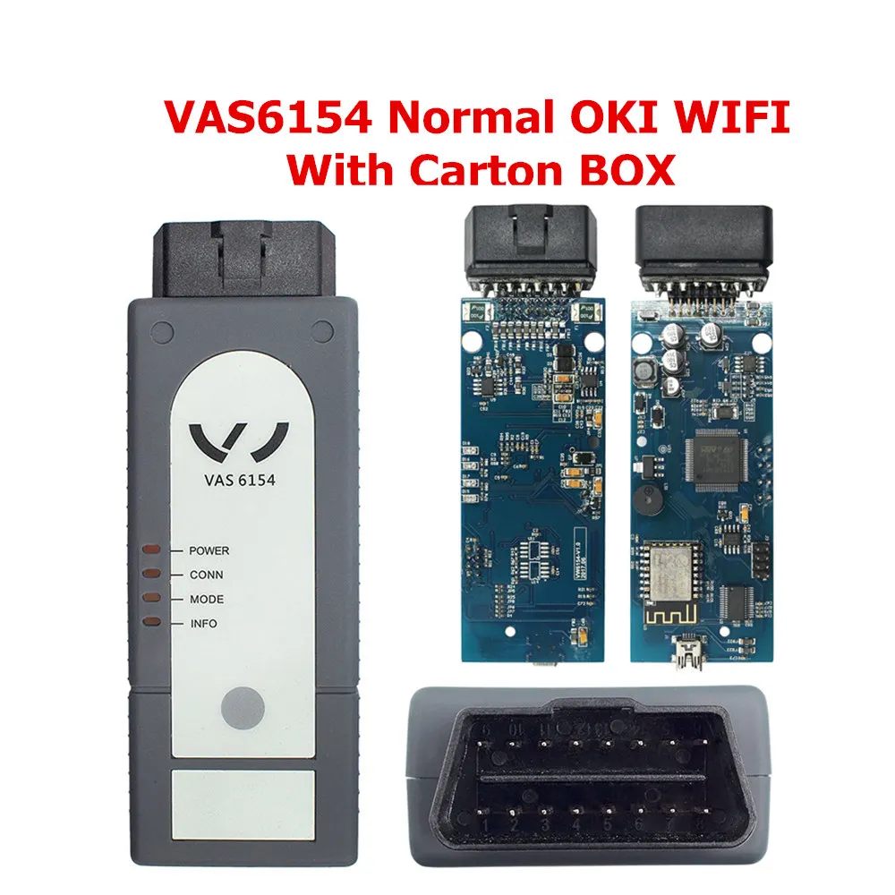 OKI 5054A ODIS V5.1.3 Bluetooth AMB2300 чип 6154 ODIS 5.1.5 5054A UDS полный чип для VW/AUDI диагностический инструмент - Цвет: 6154 OKI WIFI