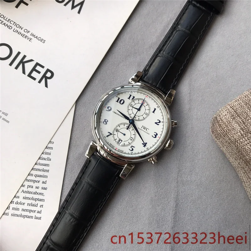 

IWC watch men's skeleton automatic mechanical AAA watch gold skeleton retro men's women watch quartz watch