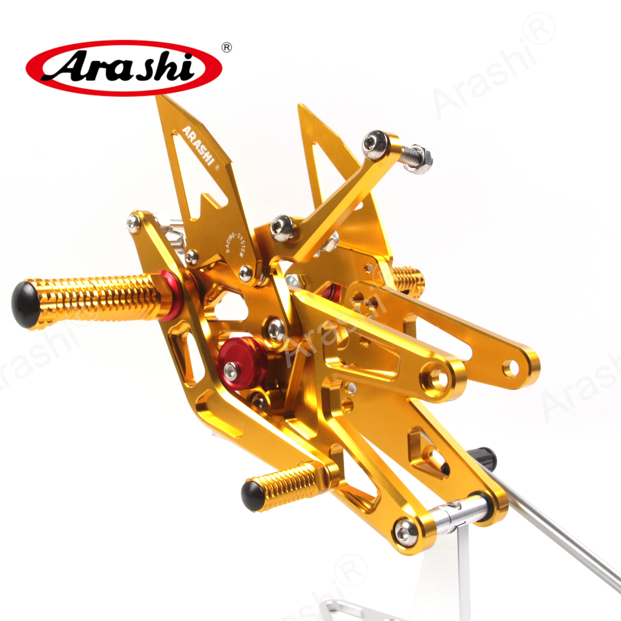 Yashi YZF-R6 регулируемая подставка для ног с ЧПУ YAMAHA YZF R6 2003 2004 2005 подножки задние