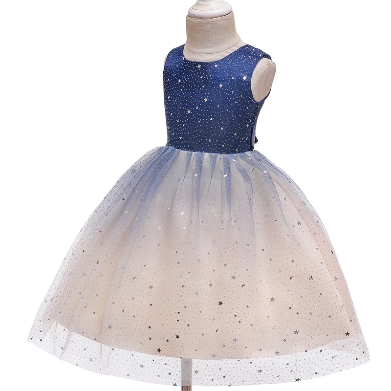 Детское платье для девочек с блестками вечерние платья принцессы вечернее