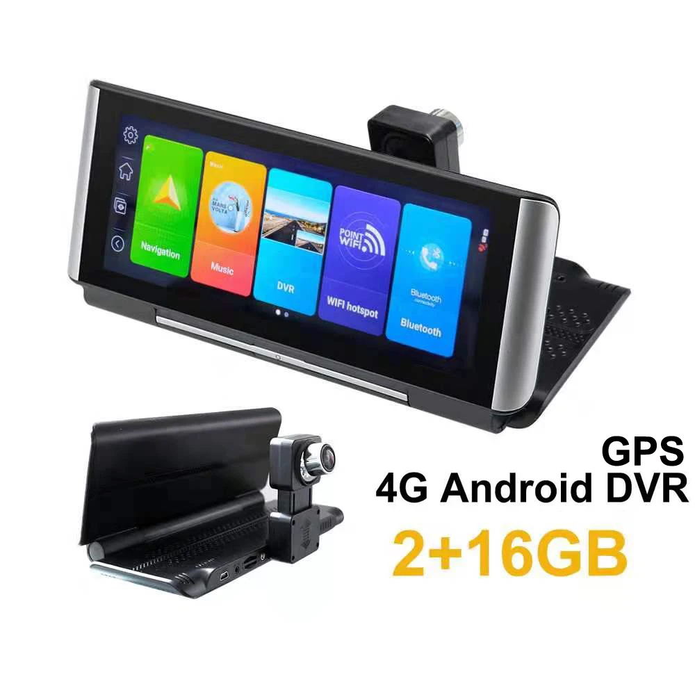 

7 inch IPS Car GPS DVR Dash Camera Video Recorder 4G WIFI Android 8.1FHD 1080P RAM 2G DDR 16G Dual Lens App remote Monitoring