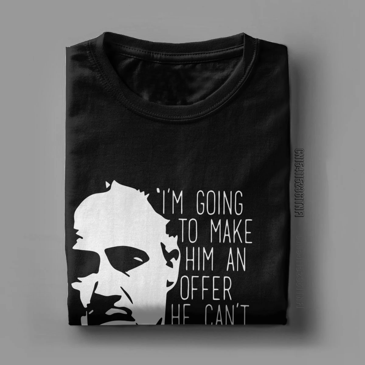 Мужская футболка с коротким рукавом и круглым вырезом из чистого хлопка | одежда