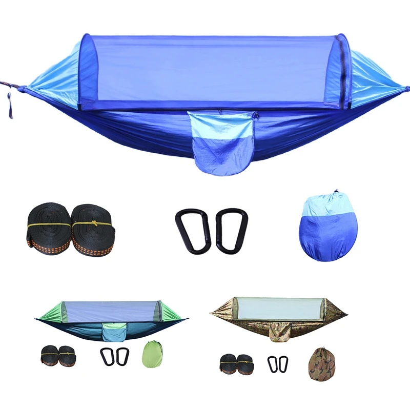 

Camping Double Hammock with Mosquito Net Portable Hammocks for Hiking Camping Backpacking Travel Backyard