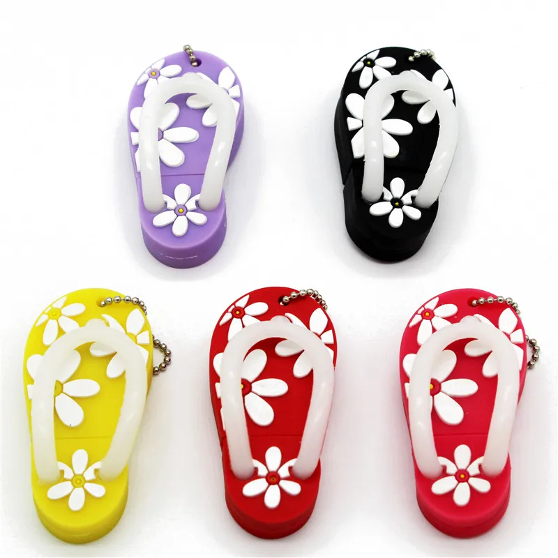 Напиши мне мультфильм 64 Гб Симпатичные шлепанцы USB флэш накопитель 4 ГБ 8