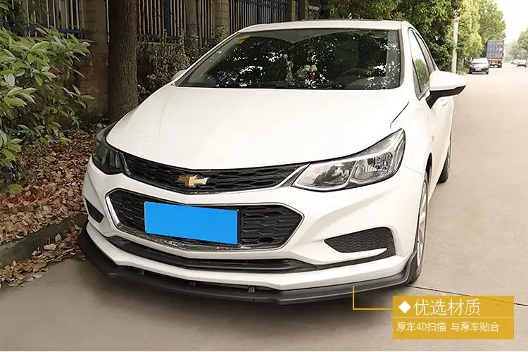 Спойлер для Chevrolet Cruze 2017 2019 задний спойлер ABS диффузор переднего бампера защитные