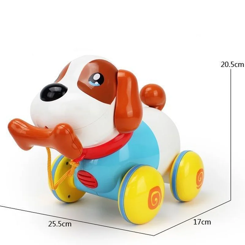 

Kids Cartoon Music Cable Dog Electronic Animal Pet Dance Robot Dog Electric Walking Dog Educational Toys for Kids Child Gift