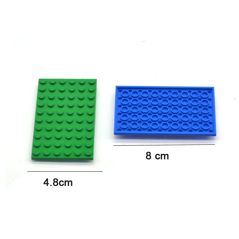 

10pcs/lot 6x10 Dots Baseplate Building Blocks DIY Toy Thin Bricks Moc Educational Creative Toys for Children Kids Gift Set Sale