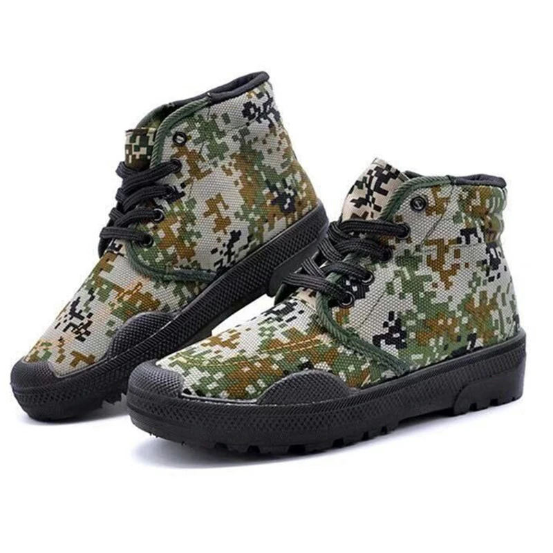 Autumn Boots Men Safety Shoes Unisex Outdoor Army Military Spring Canvas Couple Casual zapatos hombre | Обувь