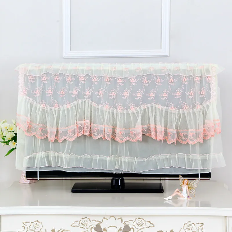 

LCD Television Cover 65-Inch Hanging 55 Curved Surface 32 Cover Towel 43 Desktop Dust Cover
