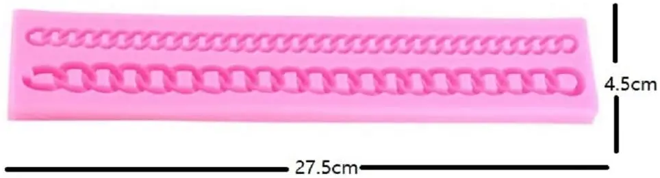 Алмазный мешок Tangker в форме цепочки силиконовая форма для выпечки торта печенья