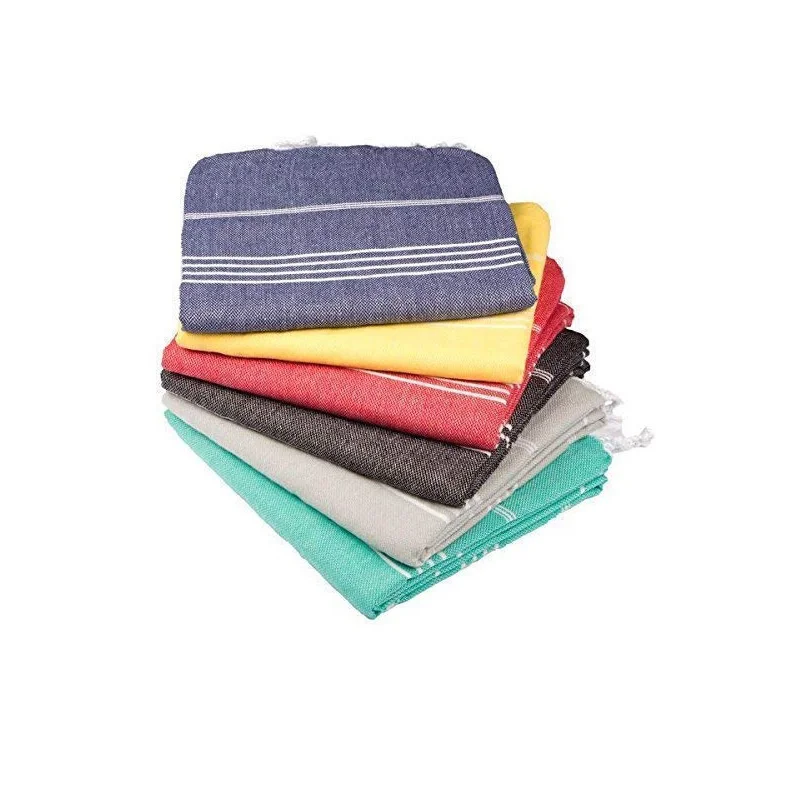 

100x180cm Plus Size Cotton Bath Beach Towel Travel Gym Tassel Striped Bath Towel Blanket Tablecloth Turkish Beach Towel Sheet