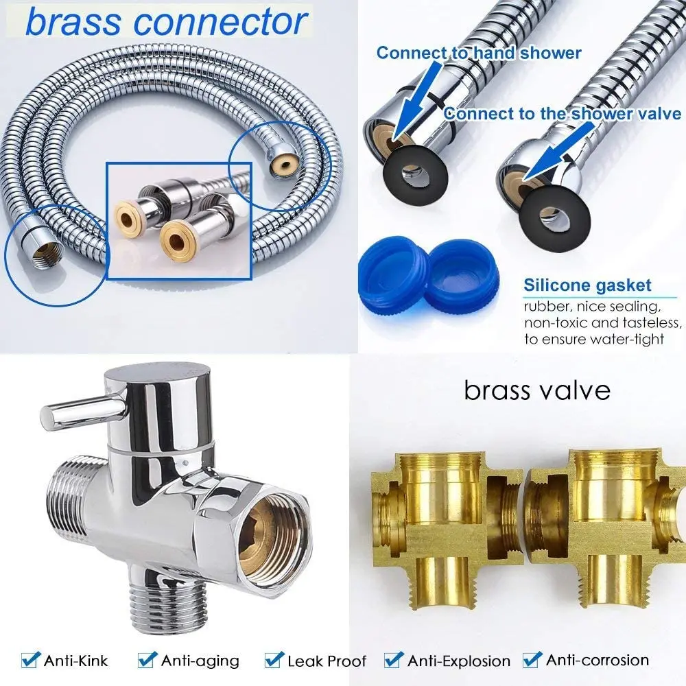 Ручной распылитель для унитаза биде из нержавеющей стали кран ванной ручной