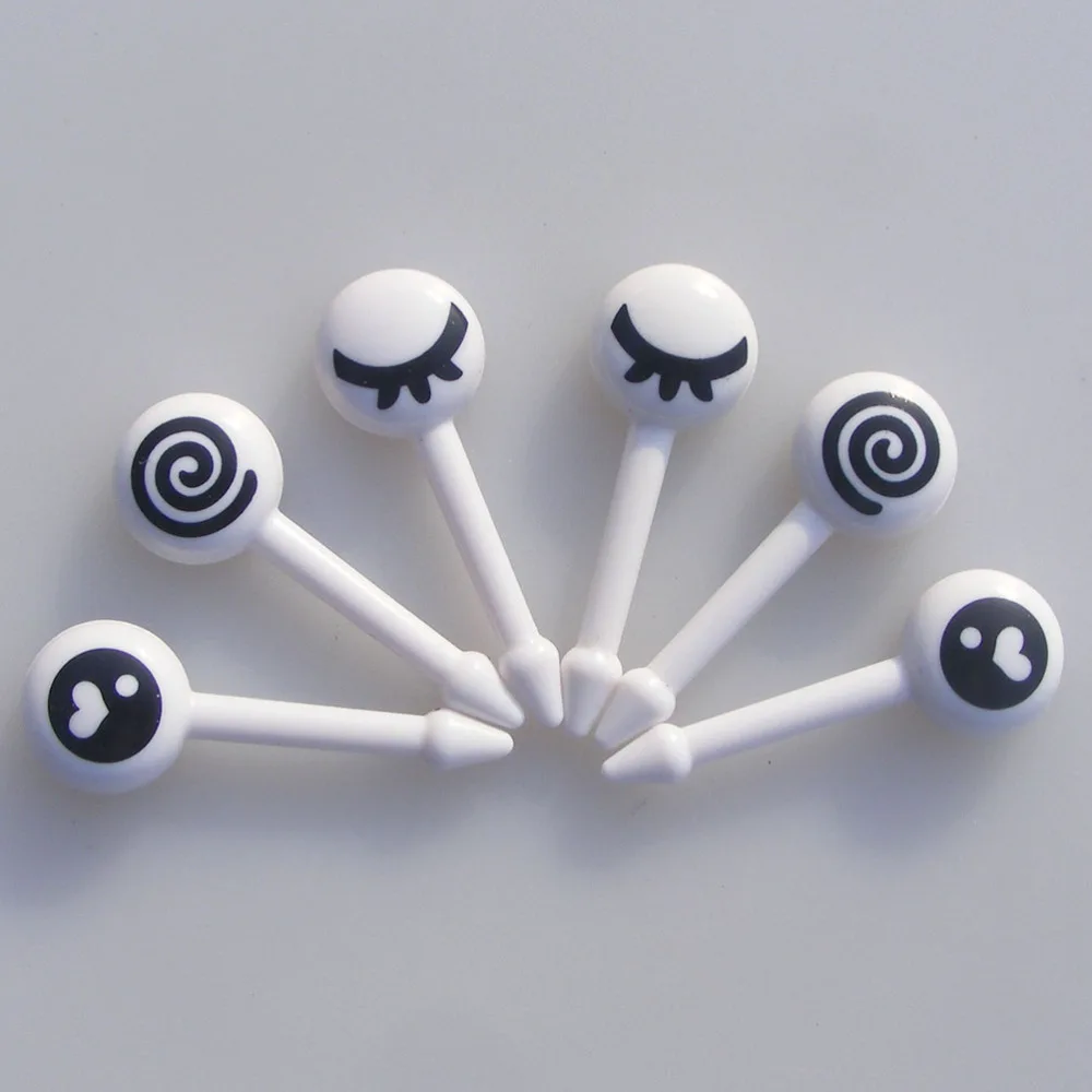 50 шт. милые мини-фрукты в виде мультяшных героев |