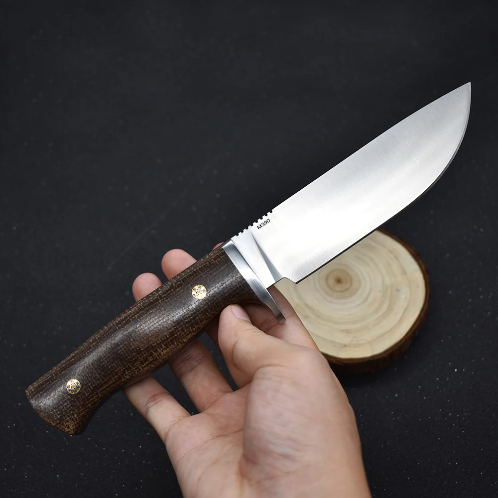 Стальной уличный нож M390 фиксированный охотничий полевой прямой домашний острый
