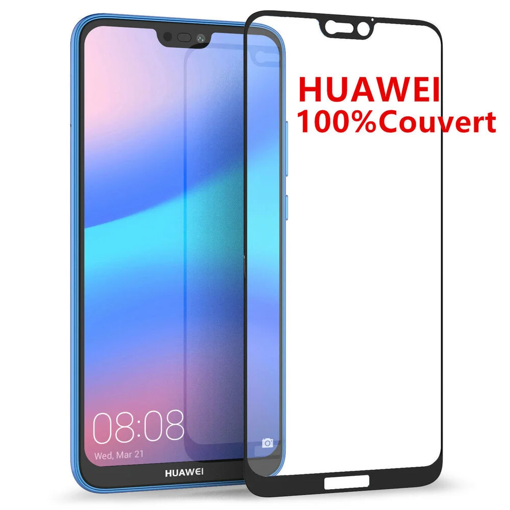 

For Huawei P8 P9 P10 P20 Lite Mate10 film protection cran vitre verre tremp Total