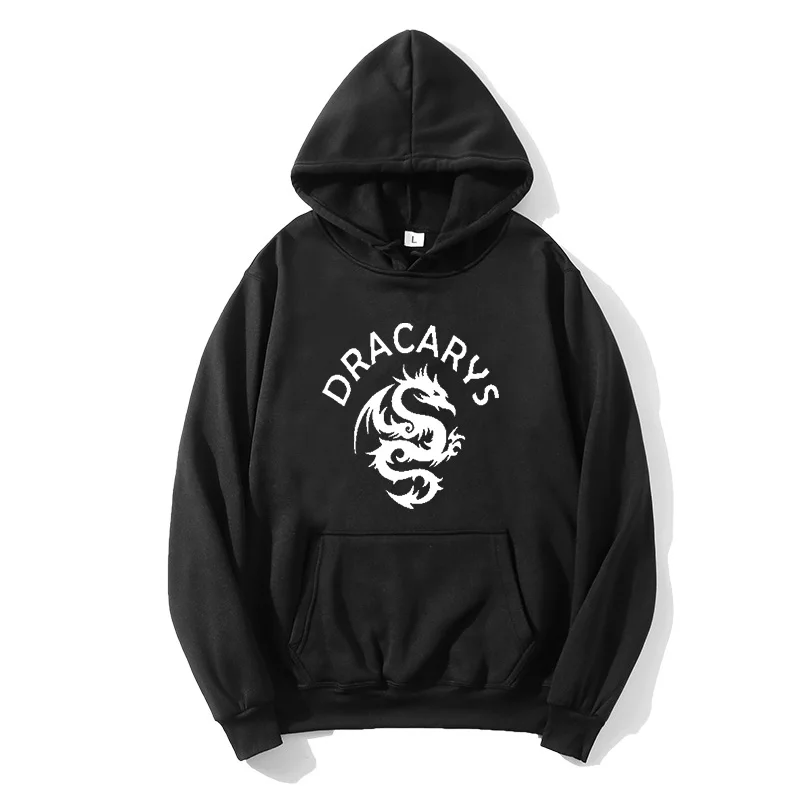Осенне зимние уличные топы Женская толстовка с капюшоном Ulzzang Harajuku Kawaii vigking Dragon