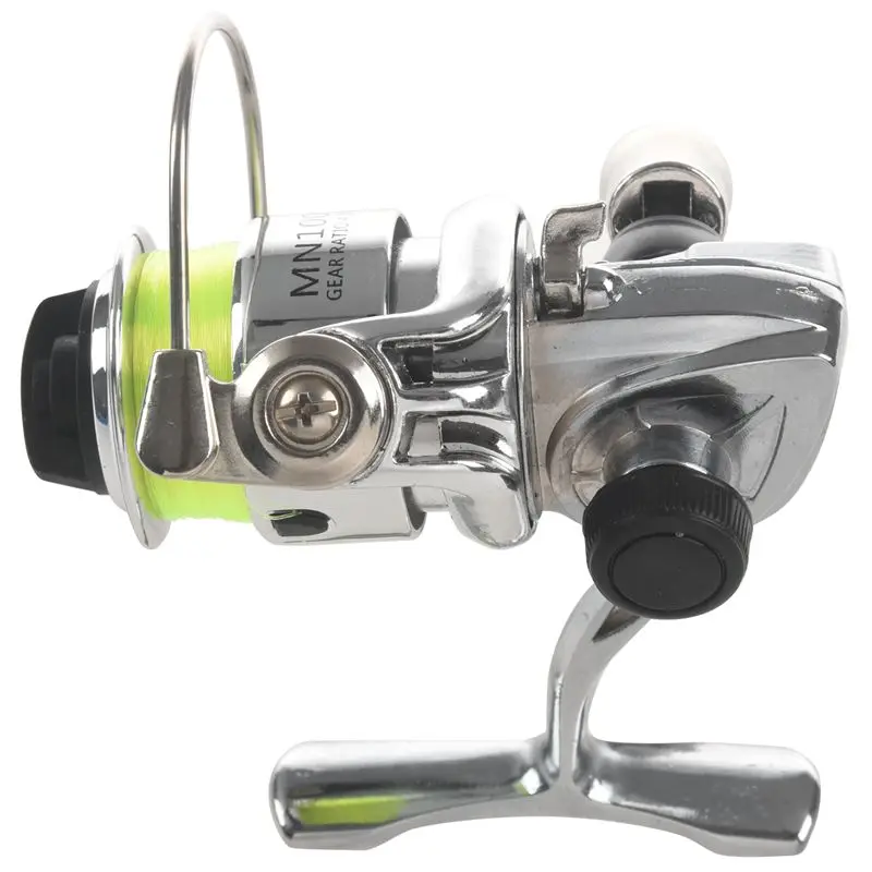 

Mini 100 Pocket Spinning Fishing Reel Fishing Tackle Small Spinning Reel 4.3:1 Metal Wheel Pesca Small Reel