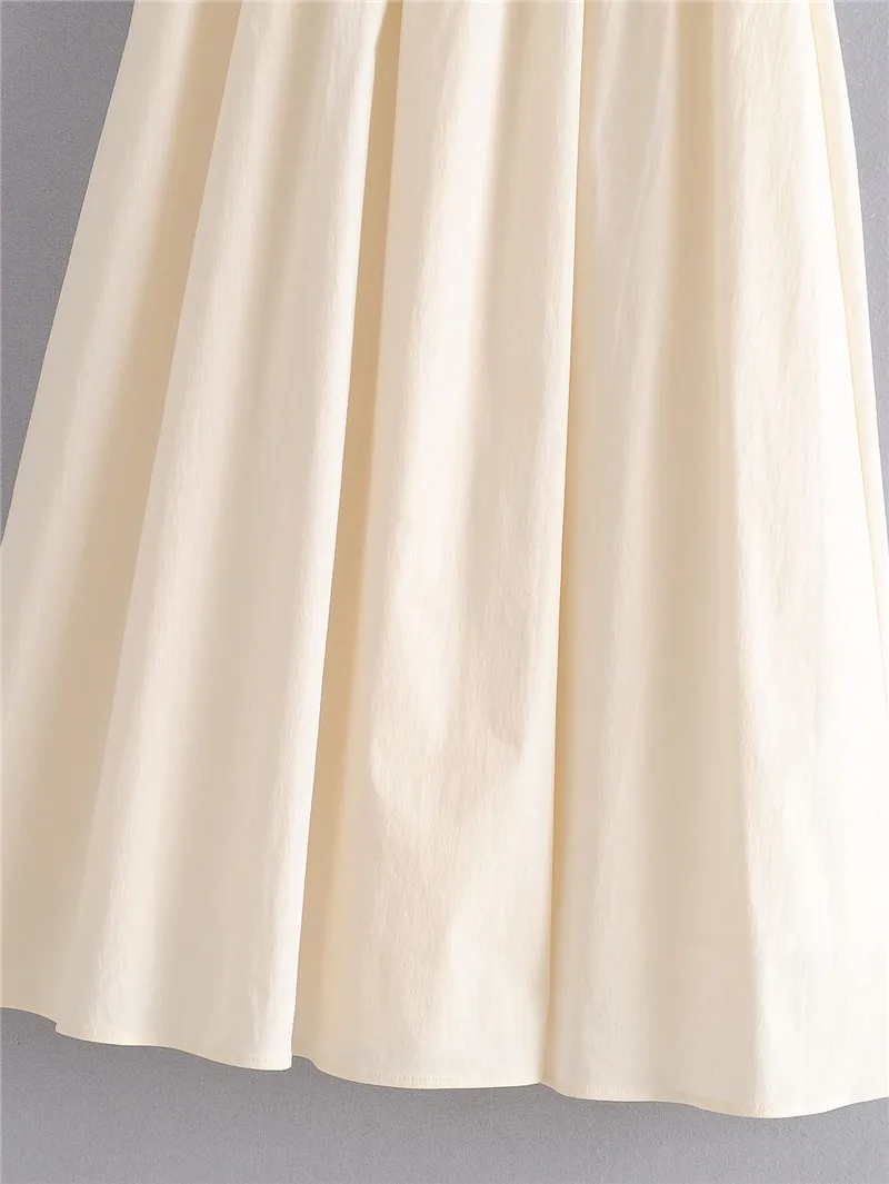 2020 Новое Женское платье с квадратным воротником А-силуэта Стройное длинное на