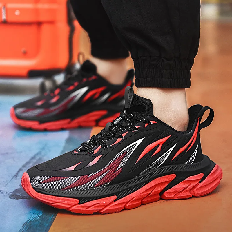 

Personality Flat Men Casual Shoes Light Non-slip Trend Men's Sneakers Tourism Sneaker Desert Camping Comfortable New 2021 Brand