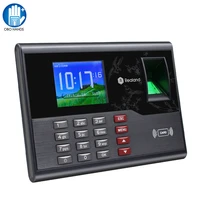 2 8inch tcpipusb biometric fingerprint time attendance system clock recorder recording device electronic machine a c121