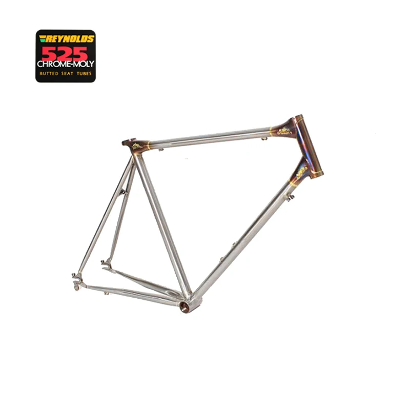 700C шоссейная велосипедная Рама Индивидуальный размер хромированная медная