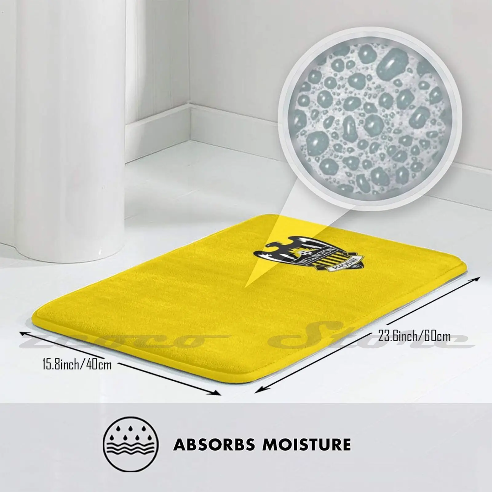 Wellington Soft Non-Slip Mat Rug Carpet Cushion Football Kick Soccer Player Logo Team Club Australia Sydney Sports Adelaide | Дом и сад