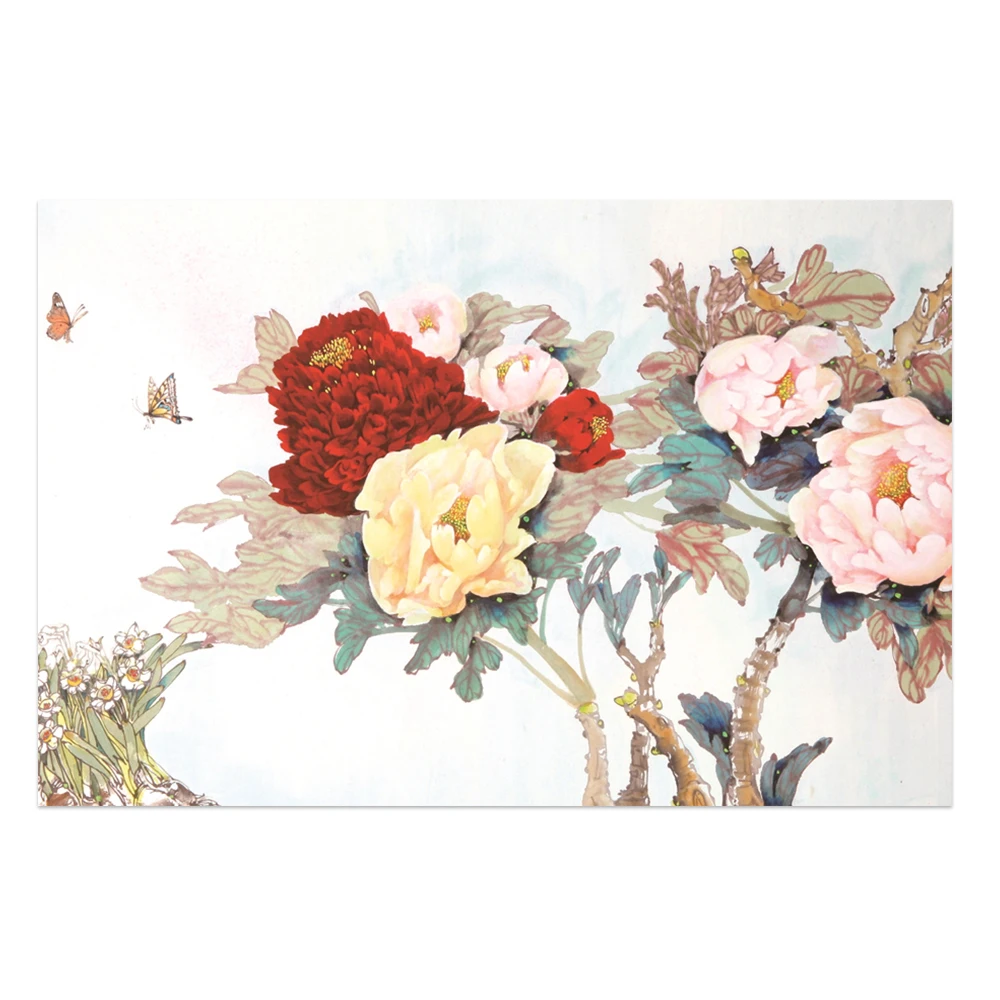 

painting Heat-Resistant Placemats Stain Resistant Anti-Skid Washable PVC/Polyeste Table Mats Woven Vinyl Placemats, Set of 4 PCS