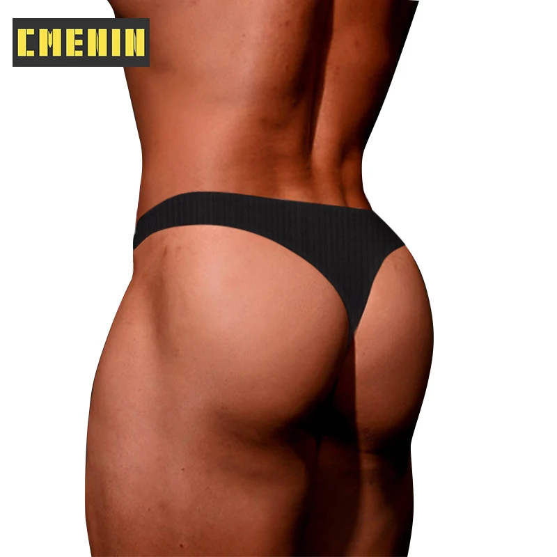 

Hot Sale Cotton Men's Thong And G String Men Panties Breathable Stringi Gay Sexy Underwear Man Jockstrap Underpants AD7113
