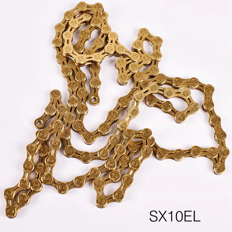 SUMC SX10EL 10 S 20S 30S велосипедная цепь 116 звеньев горный MTB скоростных цепей с missinglink для
