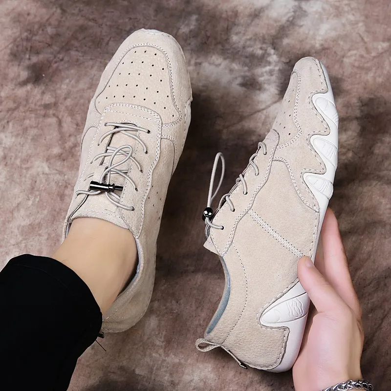 Мужские туфли из натуральной кожи дышащие демисезонные повседневные