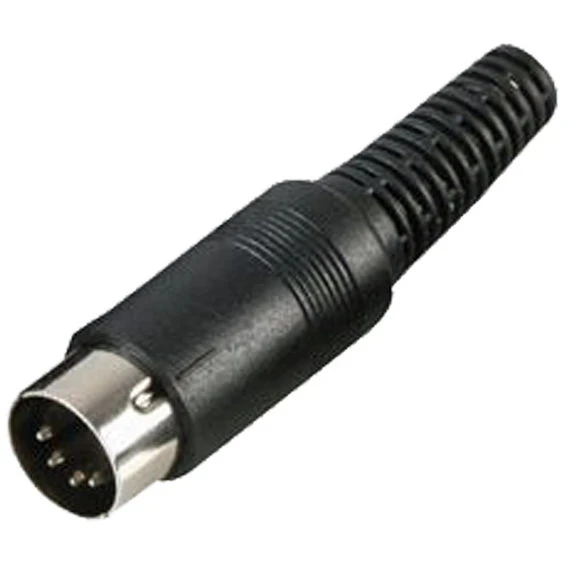 DIN 4 контактный полюсный 4P MIDI аудио кабель для передачи данных штекер припоя