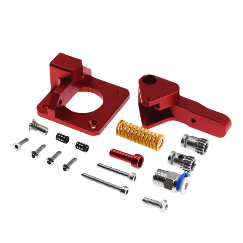 

2022 New CR10S Pro Direct Extruder Aluminum Extrusion 1.75mm Right Hand Filament for 3D Printers Double Pulley Extruder Block