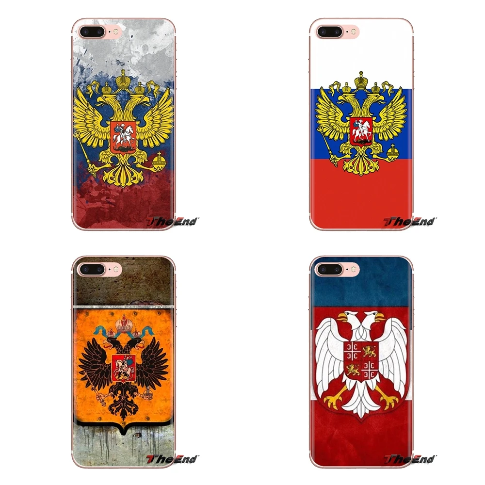 Русский Герб Флаг для Samsung Galaxy A3 A5 A7 A9 A8 Star A6 Plus 2018 2015 2016 2017 мягкие прозрачные чехлы |