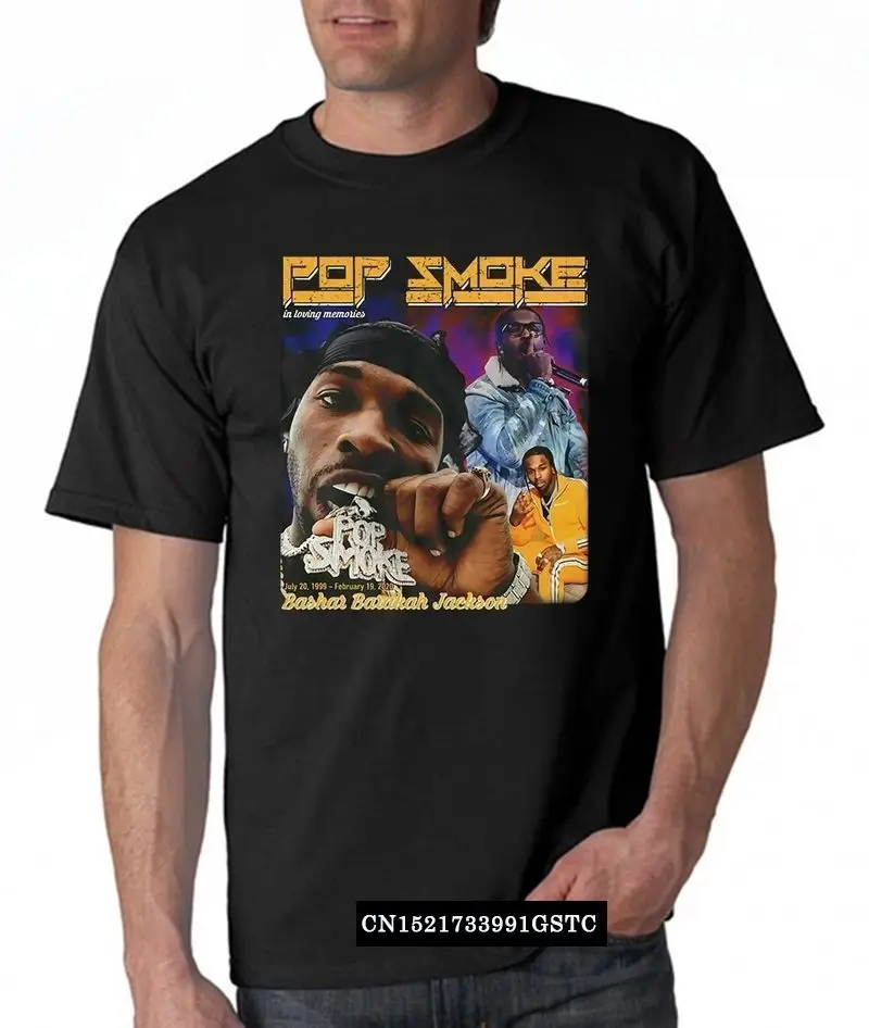 

Smoke T-Shirt Inspired Rap Hip Hop Rapper Music Tee Cotton Tshirts Men Summer Fashion T-Shirt US/EU Size Clothes Tee