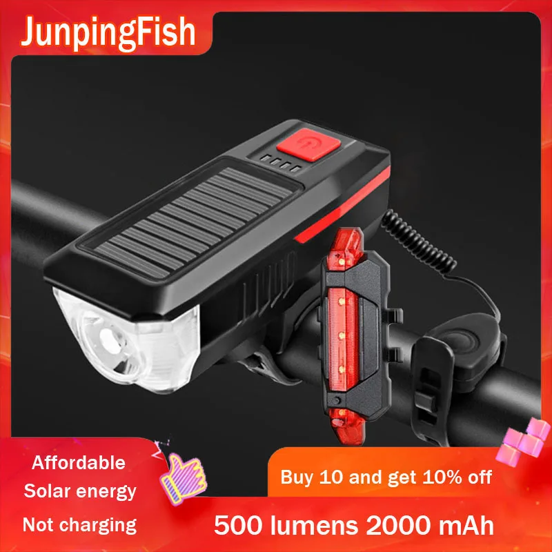 

Bike Bicycle Light USB LED Rechargeable Set Mountain Cycle Front Back Headlight Lamp Flashlight