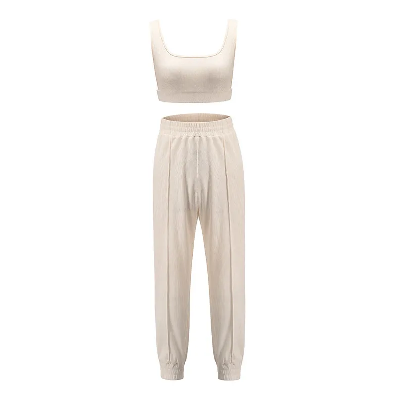 

Women Summer Solid Color Slim Sexy Sport Suit Female Street Style Tight Sportswear Ladies New Fashion Elegant Brand Suit ML1022