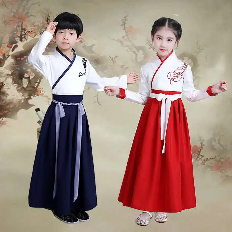 Для девочек Hanfu древняя китайская Стиль Косплэй древней китайской династии Тан