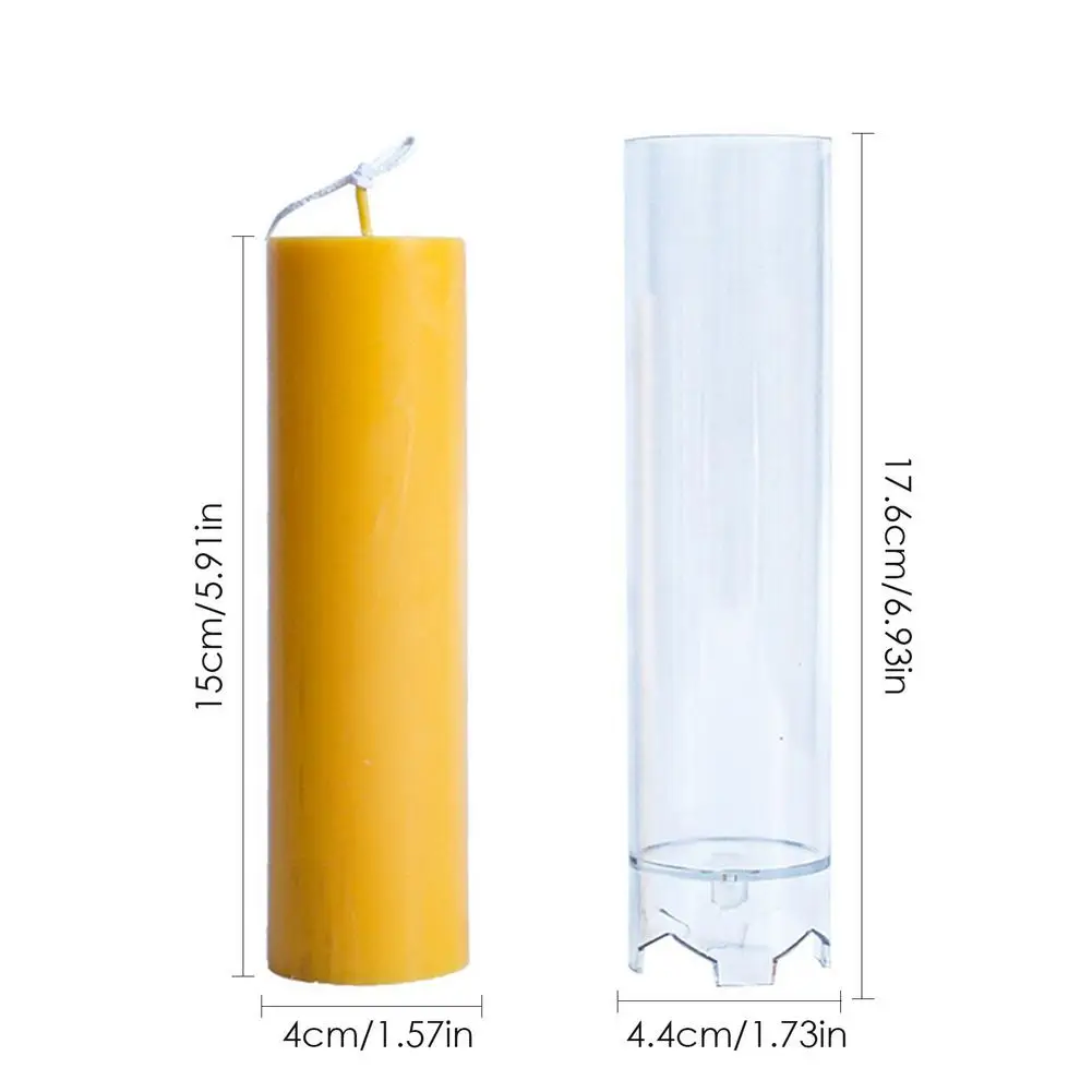 

Cylindrical Candle Mold For DIY Candle Making Gypsum Plaster Mould Clay Resin Molds Aromatherapy Candle Mold Crafts Making