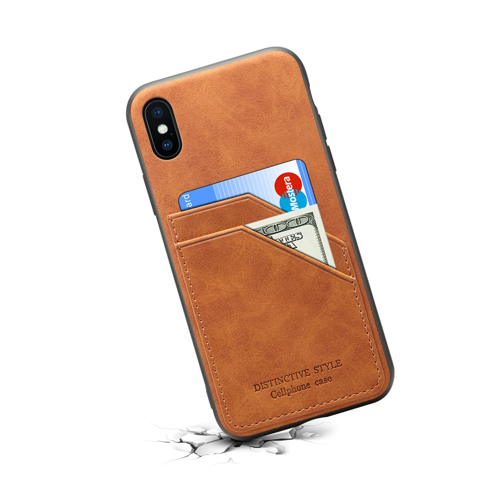 Роскошный чехол для iPhone 11 pro max X XR Xs 7 8 Plus из искусственной кожи ультратонкий