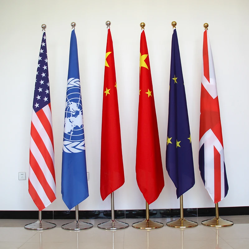 1 комплект декоративные Серебристые флагшоты из нержавеющей стали высотой 2