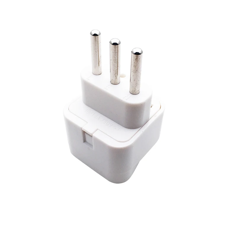 Универсальная дорожная штепсельная вилка с 2 контактами подходит для зарядки