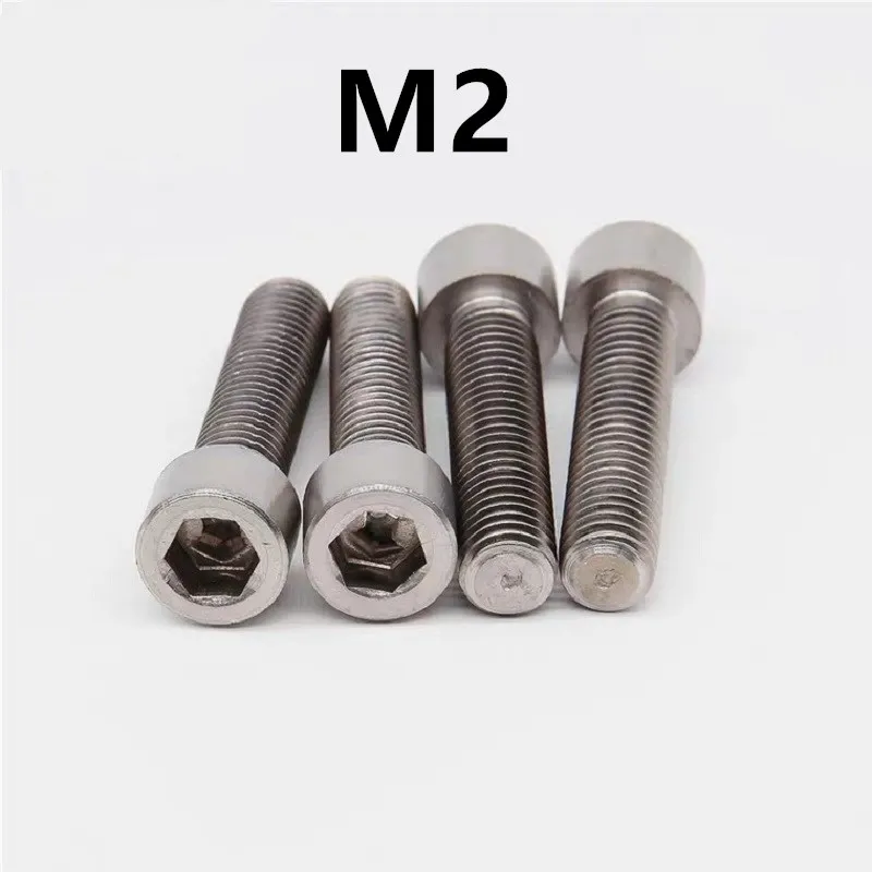20 шт M2x4/5/6/8/10/15 мм GB70.1 Титан болт DIN912 колонка с шестигранной головкой гнездо серый