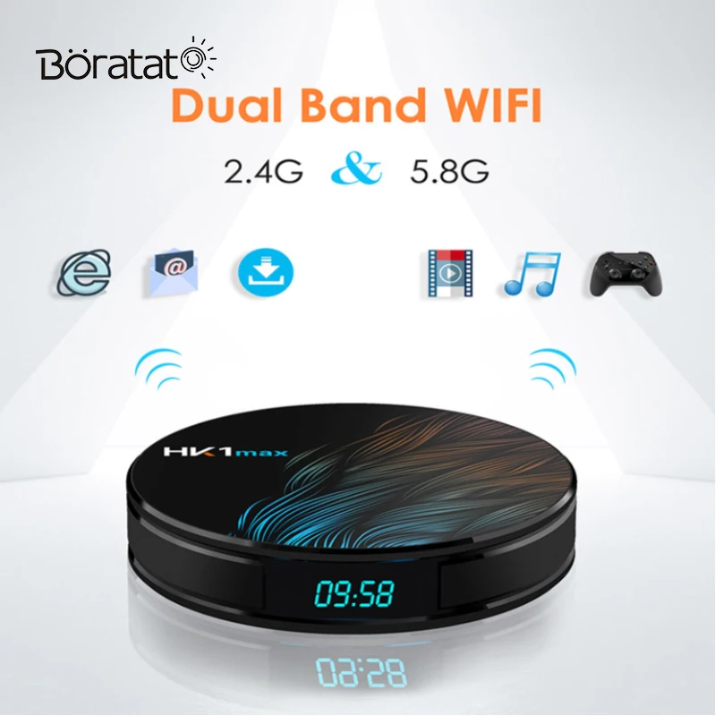 ТВ-приставка RK3318 смарт-плеер Android 9 0 HK1MAX HD Flash Wi-Fi BT 4 Гб ОЗУ 32 ГБ | Электроника