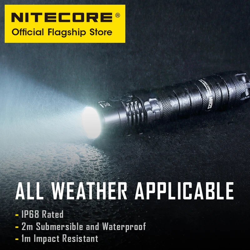 Уличный портативный маленький фонарик NITECORE MH12S с зарядкой от Usb прямой мощности