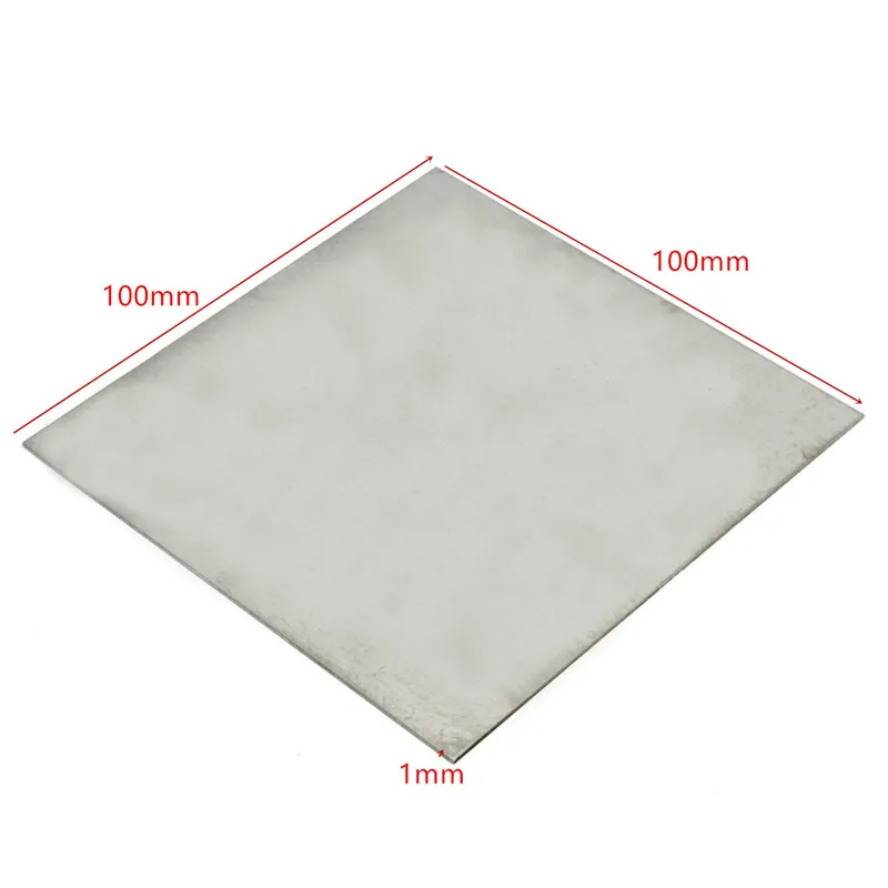 Титановая металлическая пластина 1 мм x 100 титановая лист Gr.5 Gr5 класс 5 Ti