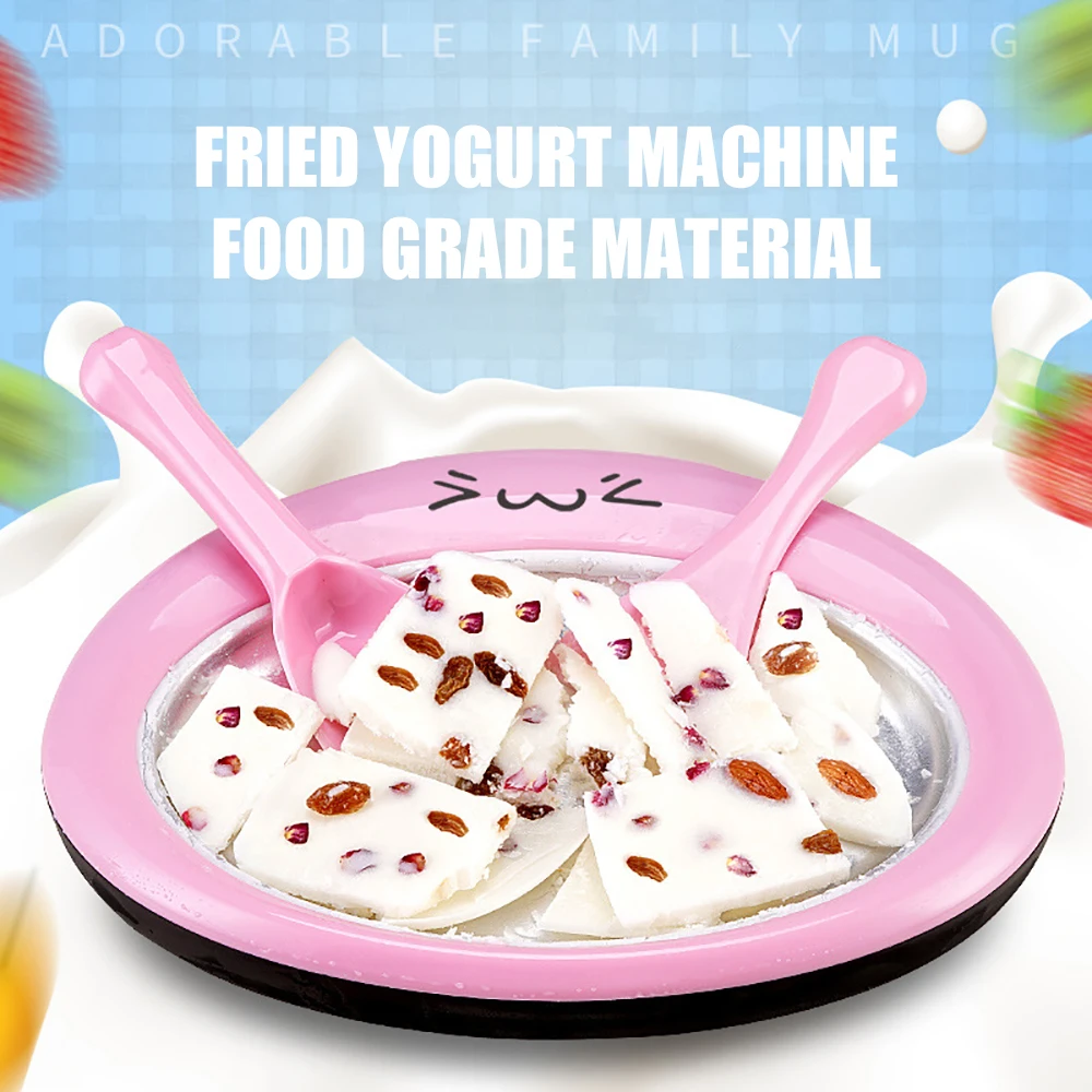 

Mini Ice Cream Machine Fried Yogurt Machine Summer Cool Ice Cream Machine Small Household Fried Ice Cream Machine