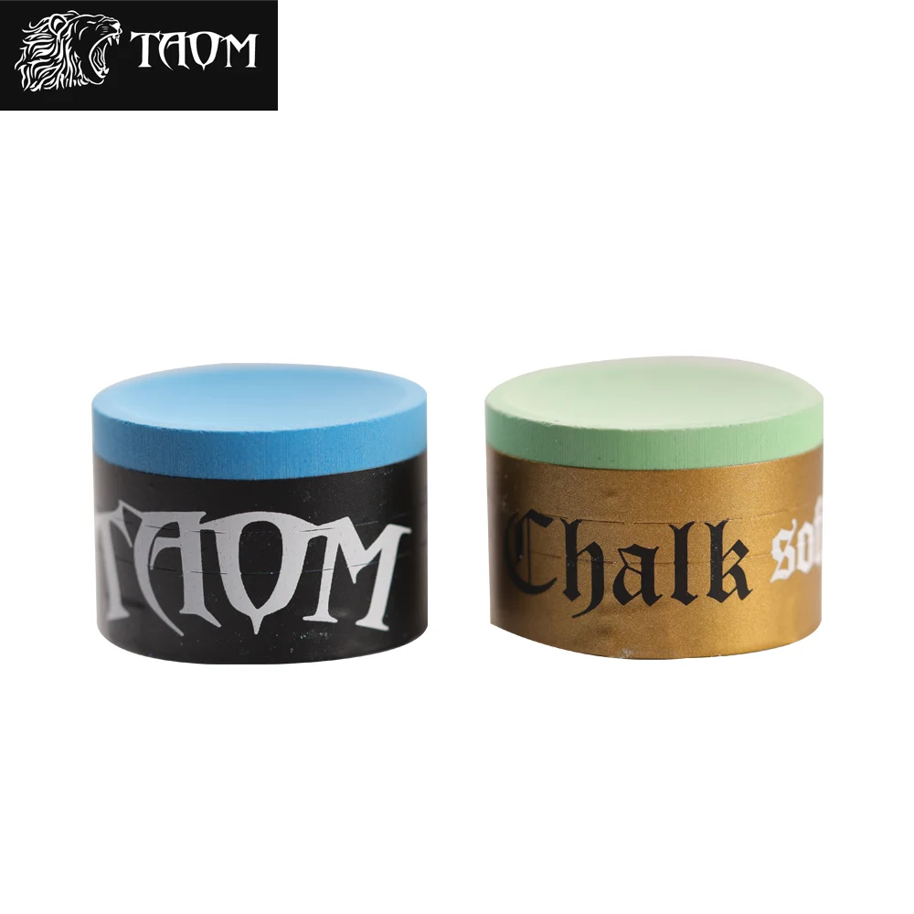 

Taom Pyro Chalk Blue Green Pink Billiard Snooker Pool Cue Round Chalk Cost-effective Professional Durable Billiard Accessories