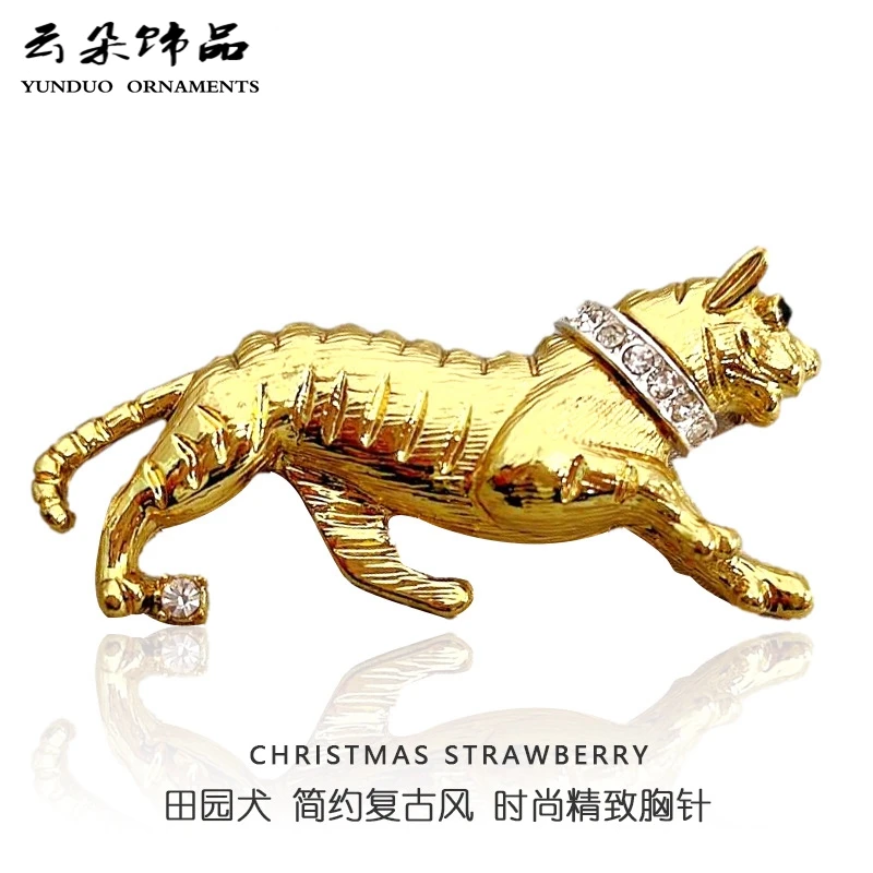 

Женская Брошь в виде животного, инкрустированная стразами